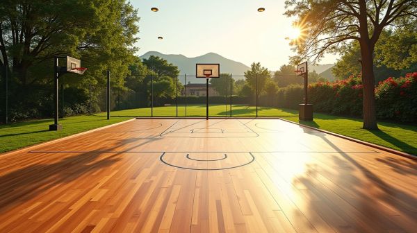 Un terrain de basket extérieur sur-mesure pour tous les joueurs